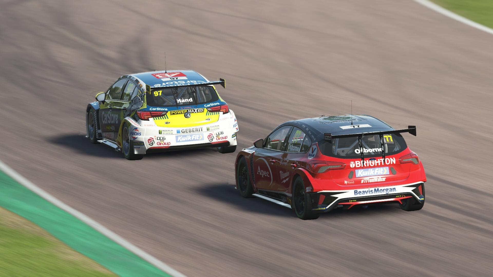 Project CARS 3 vs GRID 2019 - Brands Hatch PS4 Pro 4K Graphics